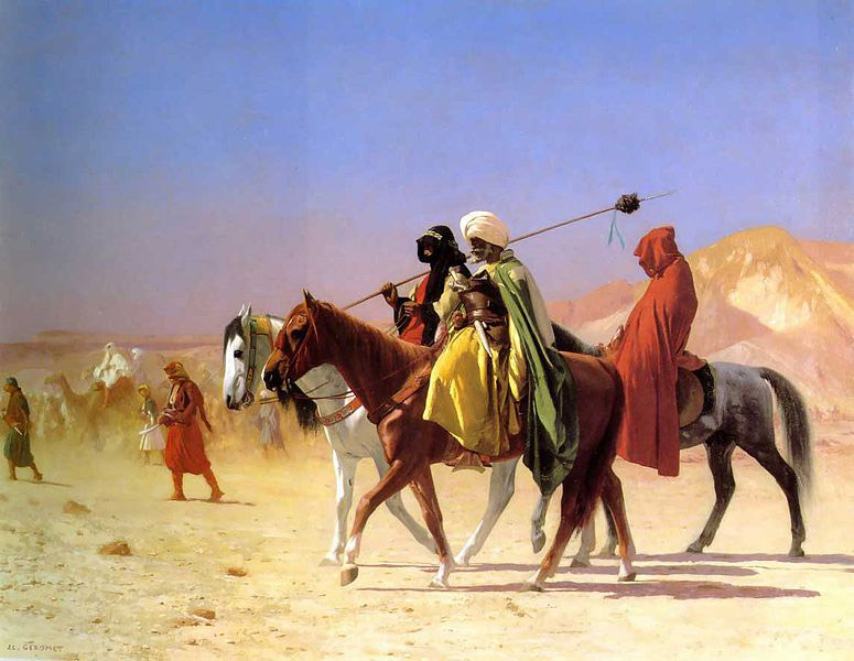 Jean-Leon Gerome Arabs Crossing the Desert